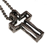 3D Cross Silver (Small) - Alkemi Designs