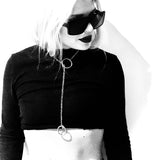 Lariat Double Ring in 925 Silver - Alkemi Designs