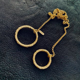 Lariat Double ring in 18kt Gold - Alkemi Designs