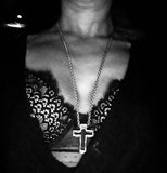 3D Cross Silver (Small) - Alkemi Designs