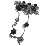 Silver and Lava Stone Double Chain - Alkemi Designs