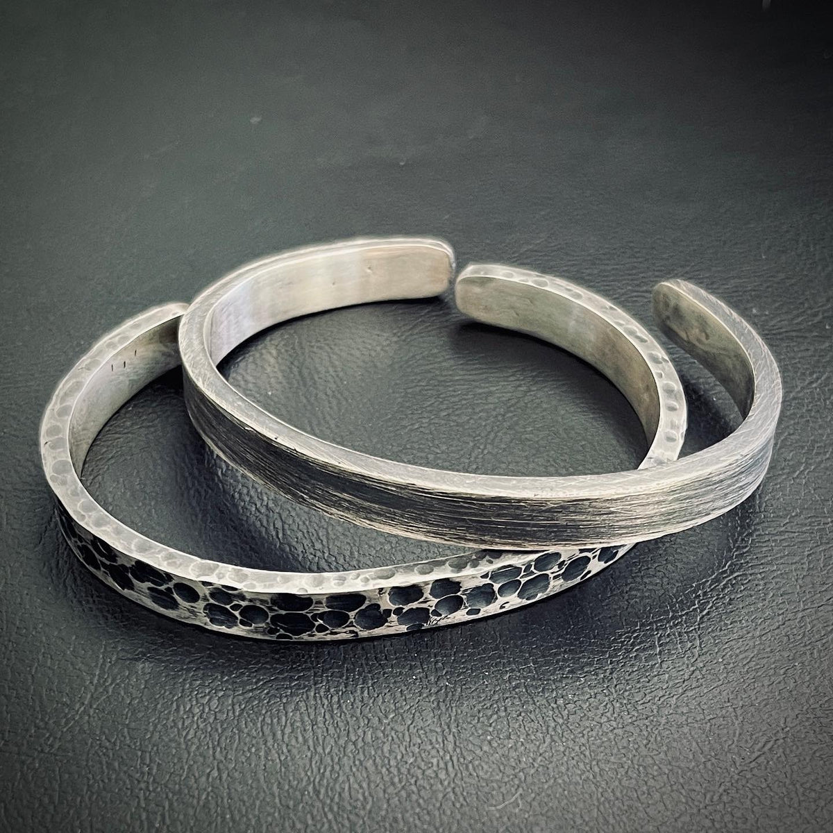 Extra Large Solid 925 Sterling Silver Cuffs. Made in Bali – Alkemi