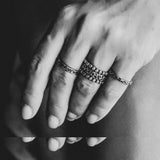Stacking Rings Solid 925 Silver - Alkemi Designs
