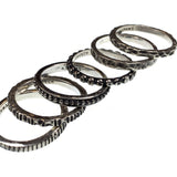 Stacking Rings Solid 925 Silver - Alkemi Designs