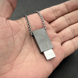 USB Silver Pendant - 128 GB high speed 200MBS USB 3.2 [LIMITED EDITION] - Alkemi Designs