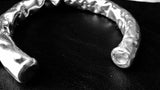 Silver Choker hand hammered - Alkemi Designs