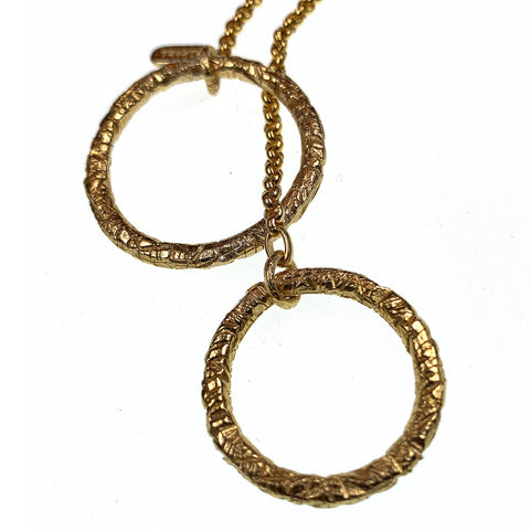 Lariat Double ring in 18kt Gold - Alkemi Designs