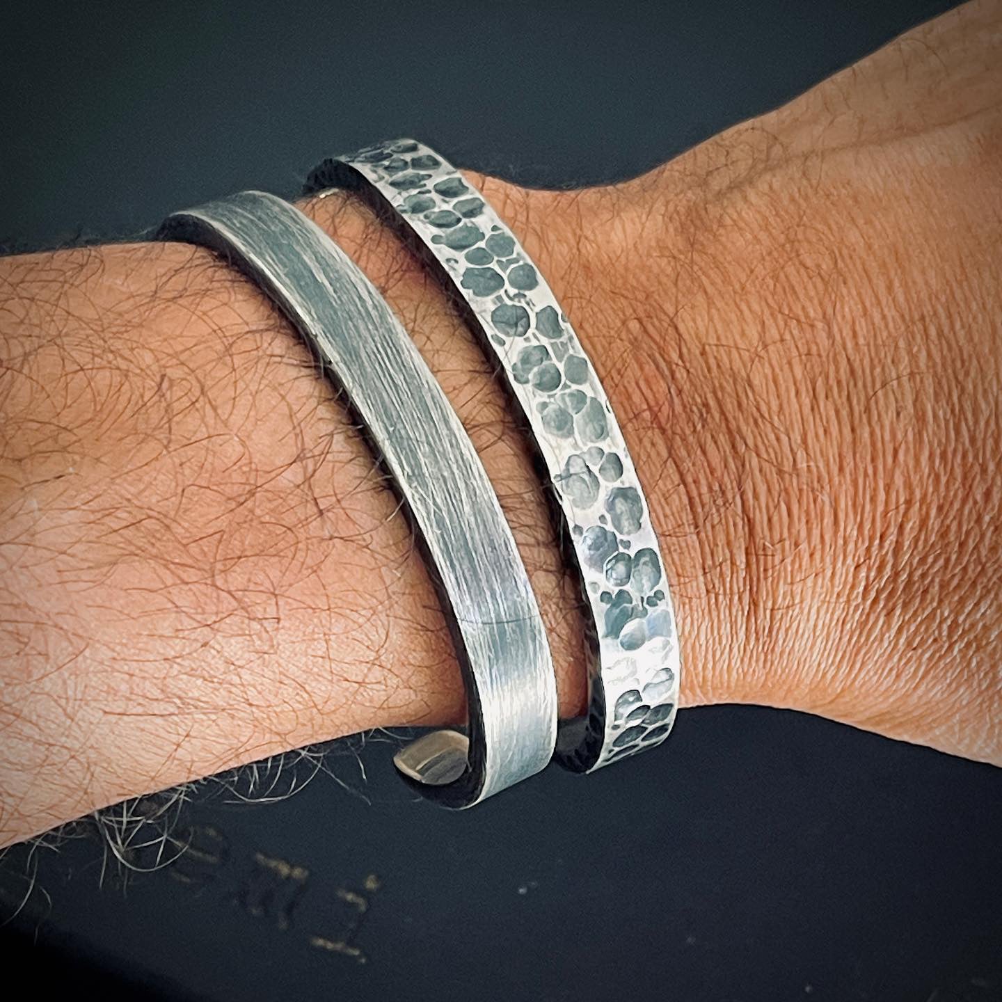 Extra Large Solid 925 Sterling Silver Cuffs. Made in Bali – Alkemi 